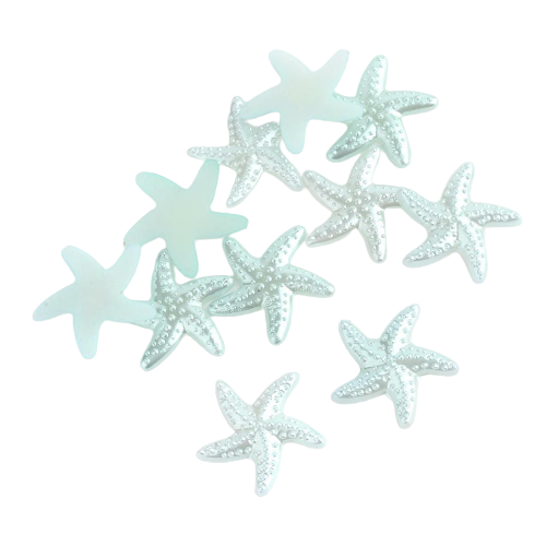 Blue Starfish Flat Back Embellishment