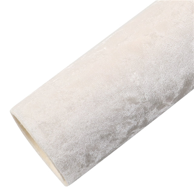 White Velvet Fabric